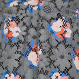 Fendi Lace printed midi dress