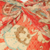 Etro Printed ruffled midi dress