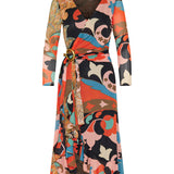 Etro Floral paisley print midi dress