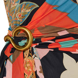 Etro Floral paisley print midi dress