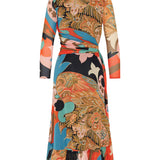 Etro Floral paisley print midi dress