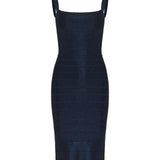 Hervé Léger The Lurex Neri midi dress