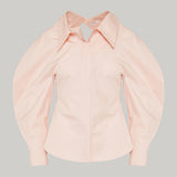 Givenchy Cut-out poplin shirt