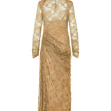 Valentino Garavani Lace long-sleeve maxi dress
