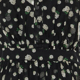Dolce & Gabbana Rose and polka dot chiffon dress