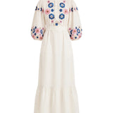 Amantina embroidered maxi dress