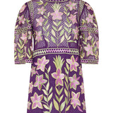 Carioca embroidered mini dress