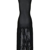 Alaia Fringe-detail mini dress