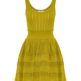 Alaia Crinoline knit mini dress