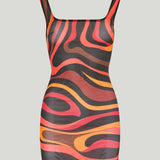 Pucci Marmo print mini dress