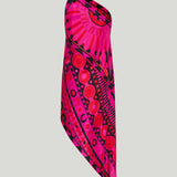 Pucci Soleil print one-shoulder dress