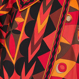 Pucci Occhi print asymmetrical foulard dress