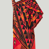 Pucci Occhi print asymmetrical foulard dress