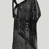 Pucci Asymmetrical embroidered foulard dress