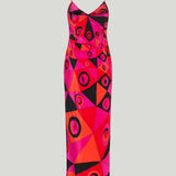 Pucci Occhi print silk long dress
