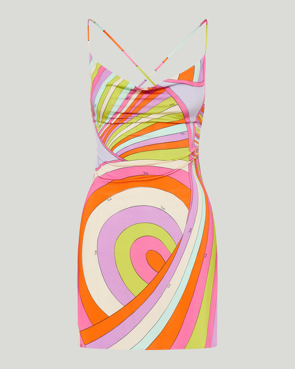 Pucci Iride print short dress