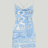 Pucci Angoli print short dress