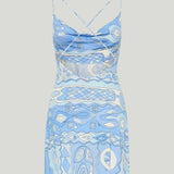 Pucci Angoli print short dress
