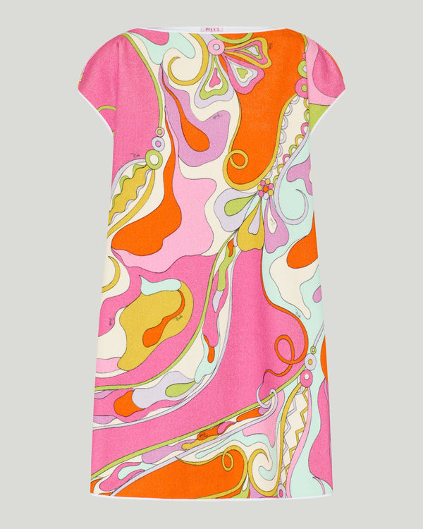 Pucci Orchidee print cotton terry dress