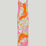 Pucci Orchidee print silk dress