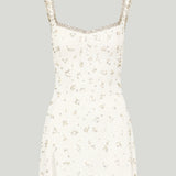 Clio Peppiatt Bridal crystal mini dress