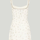 Clio Peppiatt Bridal crystal mini dress