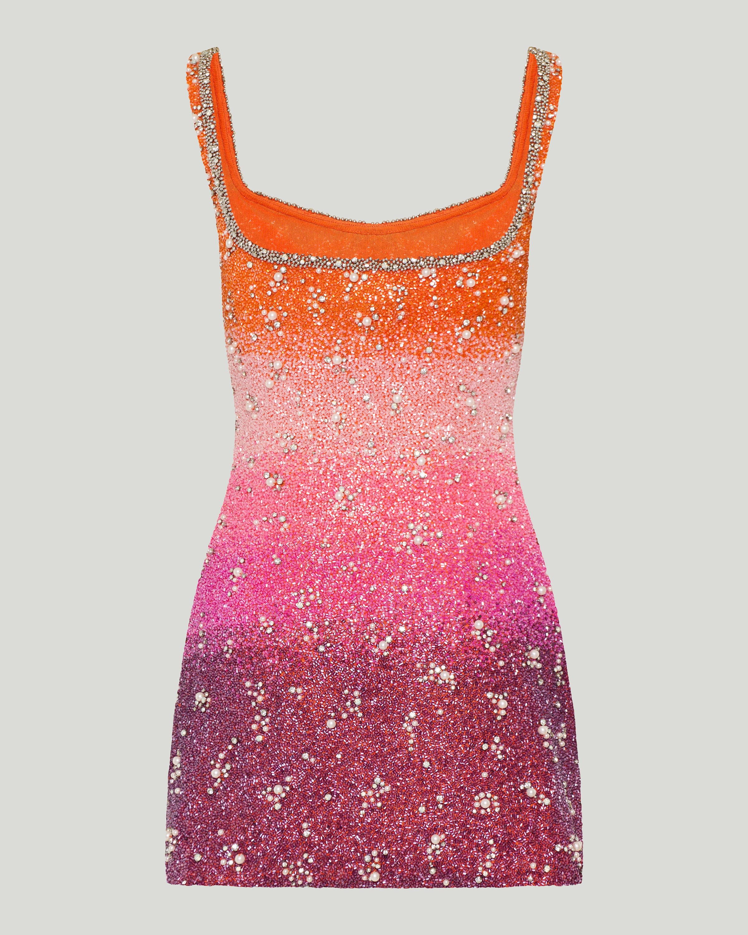 clio peppiatt dress Clio Peppiatt Sunset gradient mini dress – Luisa World