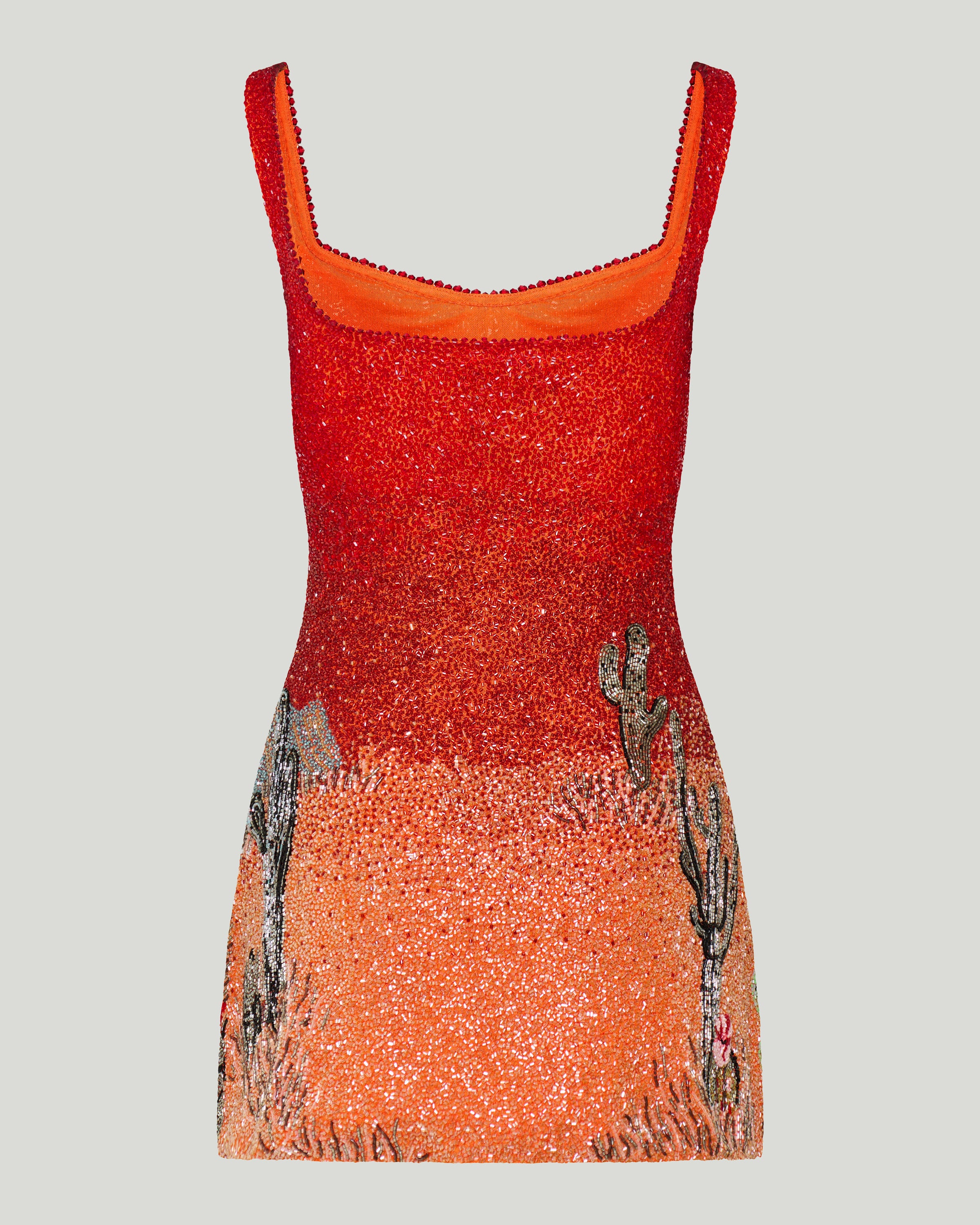 clio peppiatt mini dress Island embroidered with hundreds of sparkling beads to depict flowers Clio Peppiatt West coast mini