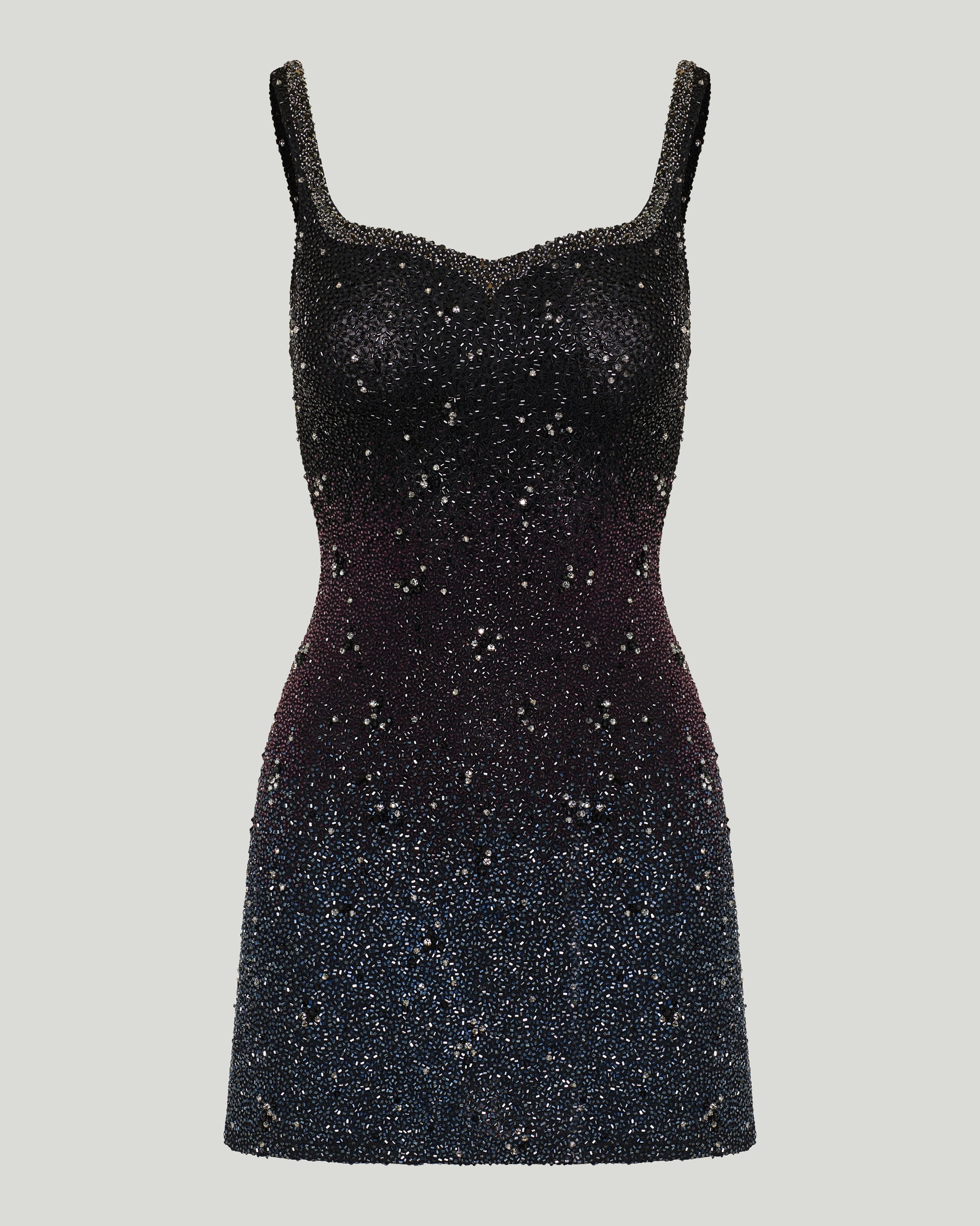 swarovski crystal mini dress Clio Peppiatt Galaxy crystal embellished mini dress – Luisa World