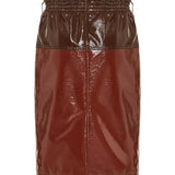 Paperbag pencil skirt