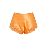 Saint Laurent embroidered silk crepe muslin shorts