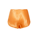 Saint Laurent embroidered silk crepe muslin shorts