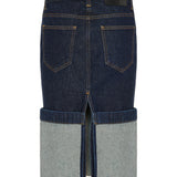 Kilian denim midi skirt
