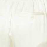 Toteme drawstring wide-leg satin trousers