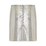 Rabanne Silver mesh mini skirt