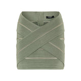 Balmain Viscose knit mini skirt