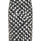 Polka-dot midi skirt