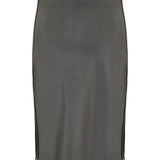 Polka-dot midi skirt