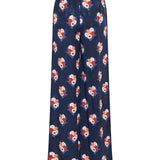 Fendi Floral silk trousers