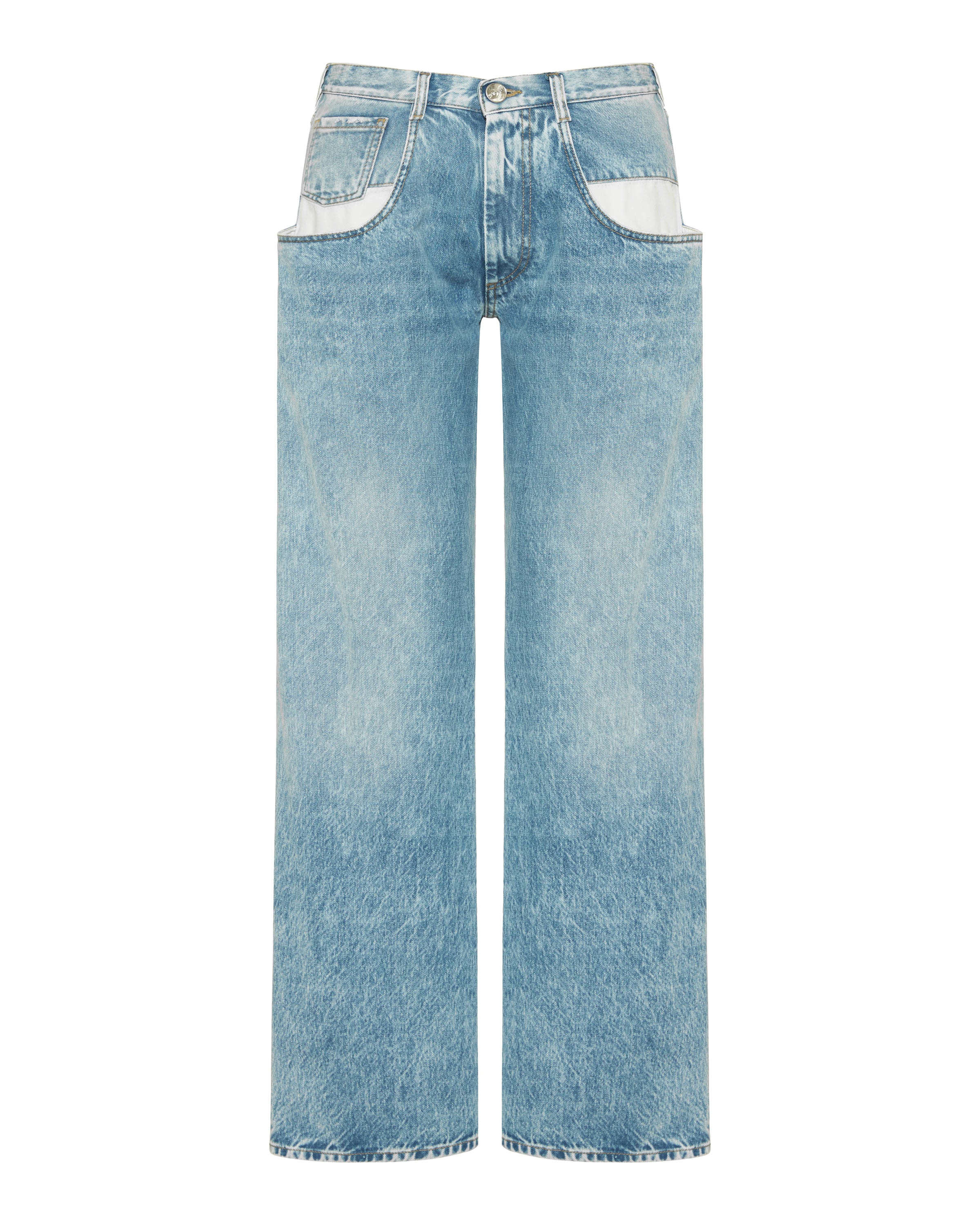 Maison Margiela Contrast-pocket straight-leg jeans – Luisa World