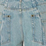 Maison Margiela Cut out waistband relaxed fit jeans
