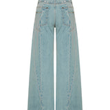 Maison Margiela Cut out waistband relaxed fit jeans