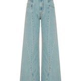Maison Margiela Cut out waistband relaxed fit jeans