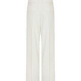 Double-pleat wool trousers