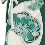 La DoubleJ Blooming Tulip Placée sarong midi skirt