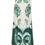 La DoubleJ Blooming Tulip Placée sarong midi skirt