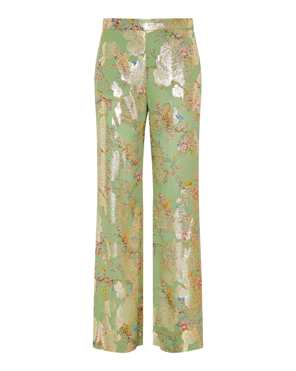 Valentino Garavani Floral jacquard trousers