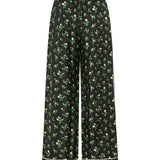 Dolce & Gabbana Roses and lilies-of-the-valley print twill Vanity trousers