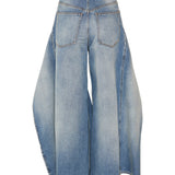 Alaïa Ruffle-hem denim jeans