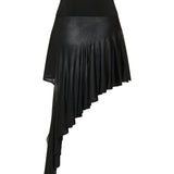 Alaïa Asymmetrical mini skirt